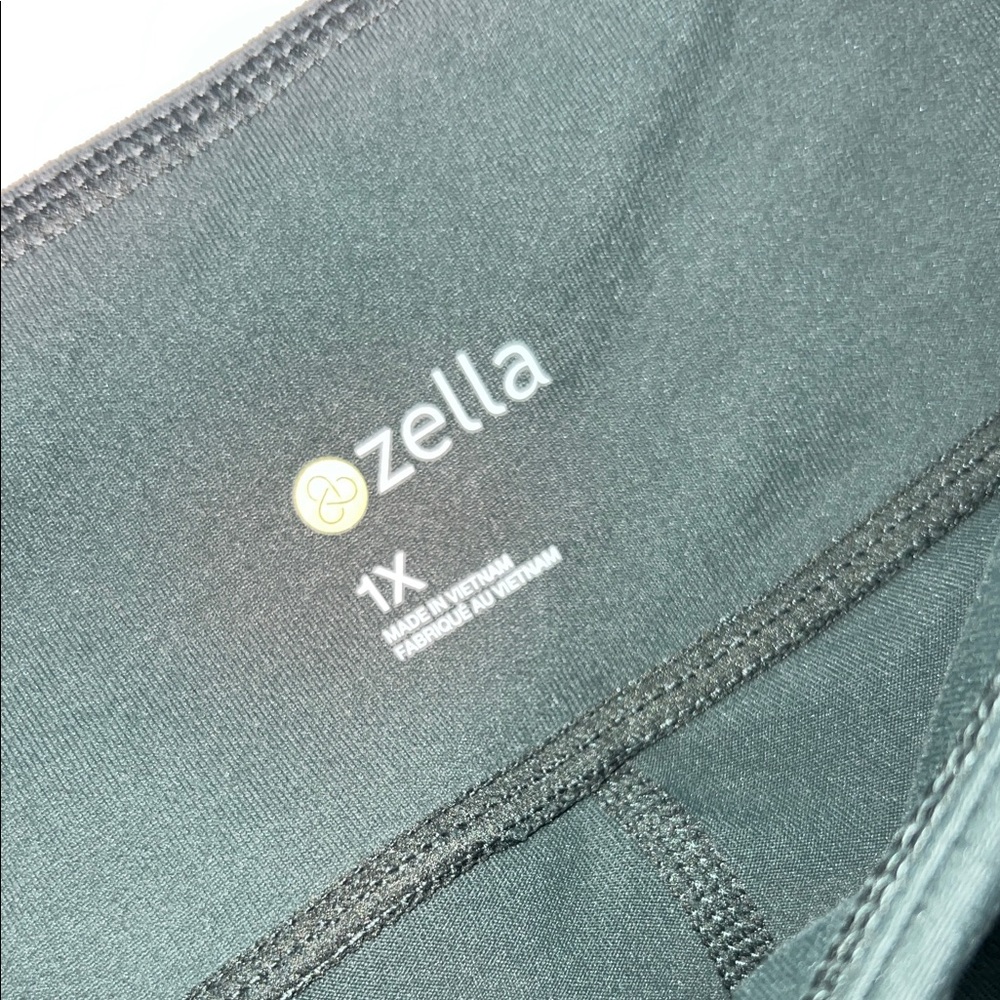Women's Zella Charcoal Performance Leggings 1X - Picture 2 of 9